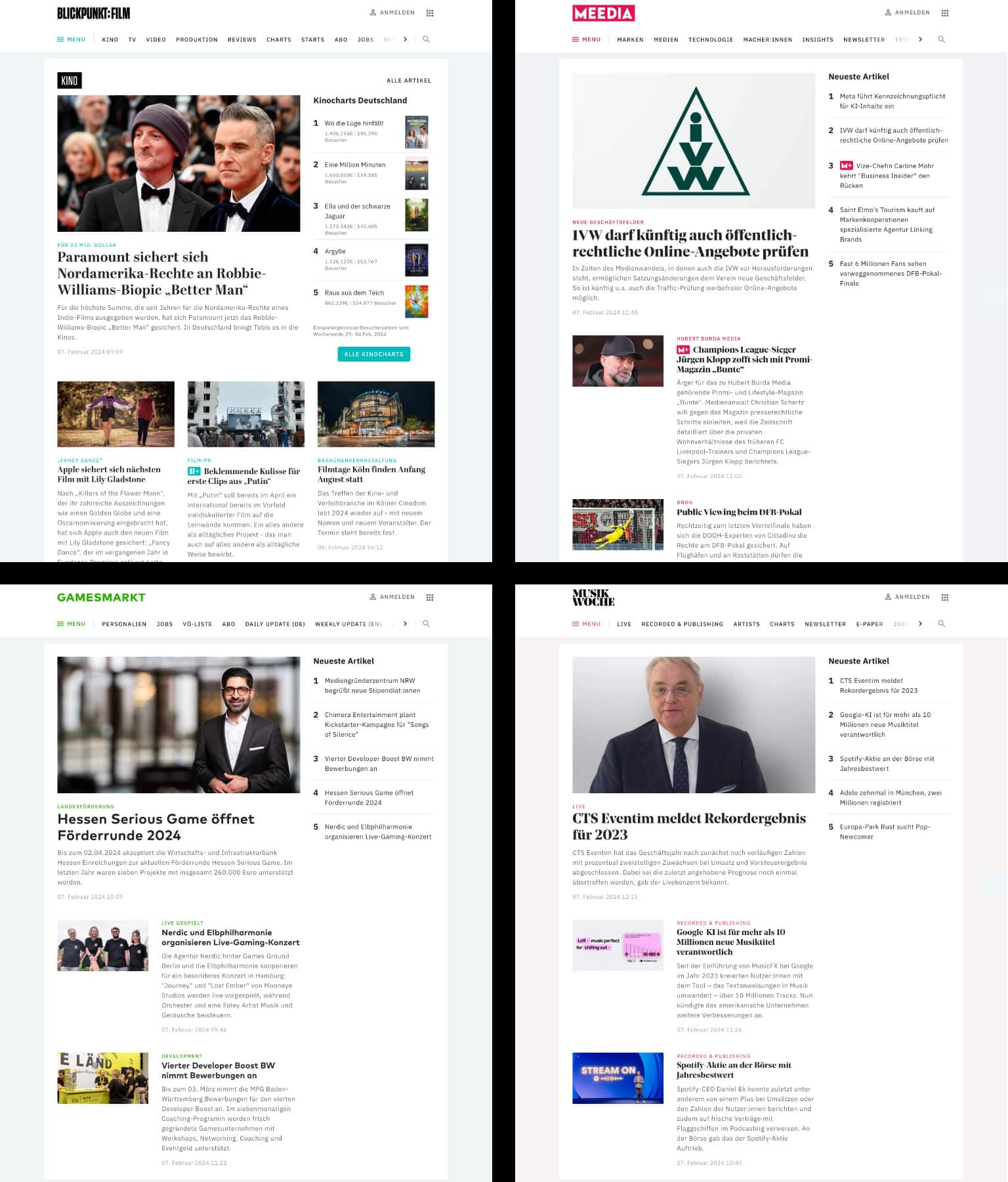 MEEDIA homepage
